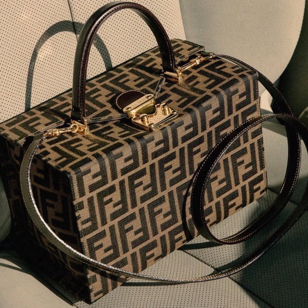 Fendi Zucca Vanity Satchel